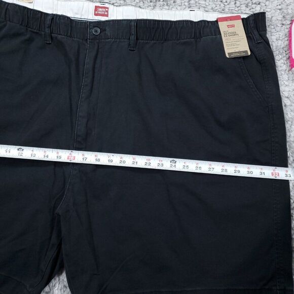 Levi's XX Chino EZ Shorts Elastic Drawstring Waist Black Size 5XL Relaxed Fit - Picture 7 of 9